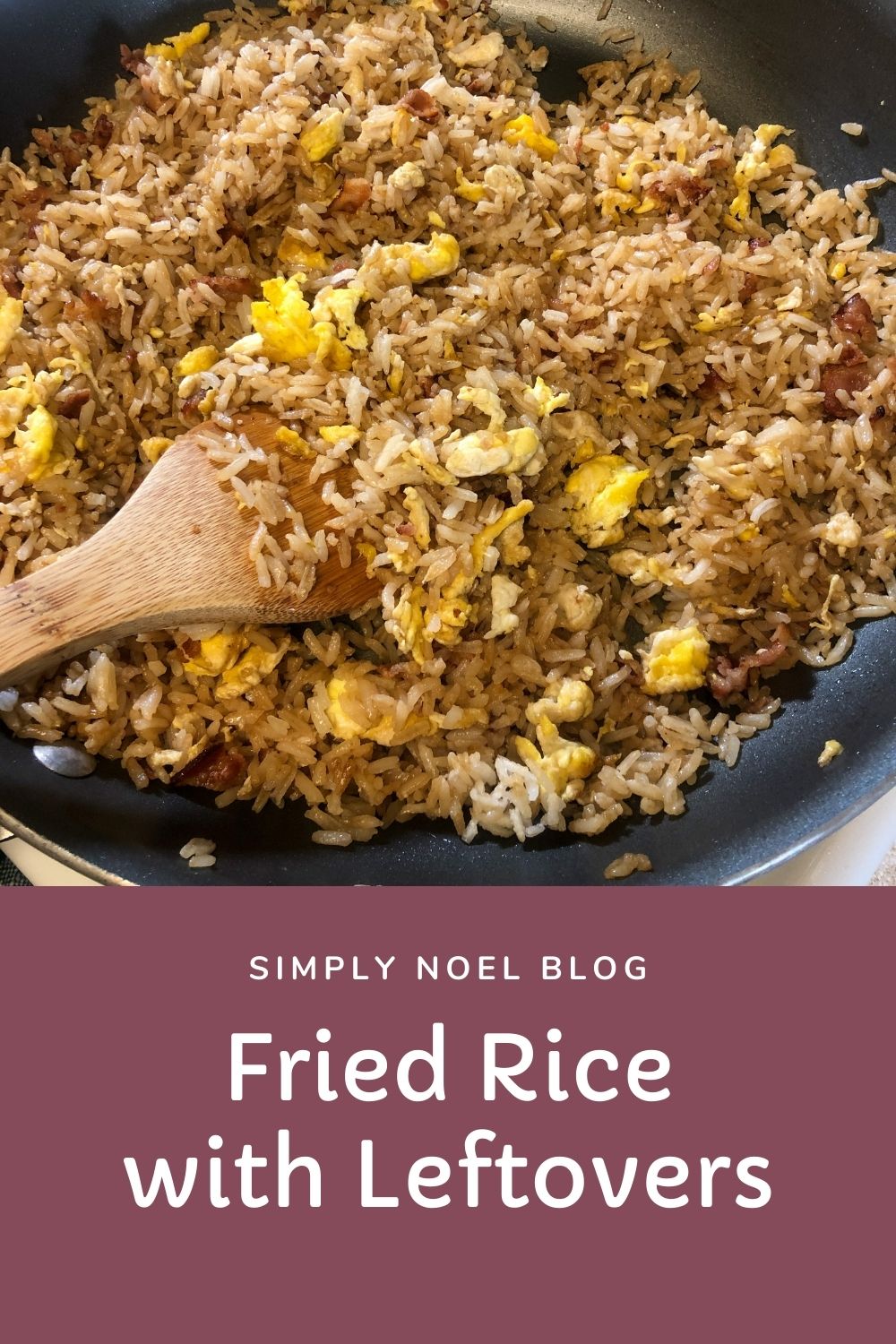 Fried rice with leftovers